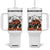 Truck Or Treat Ghost Racing Tumbler With Handle Funny Halloween Monster Truck Lover TS12 One Size: 40 oz White Print Your Wear