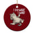 Funny Cat Ceramic Ornament I Do What I Want TS12 1pc Red Print Your Wear