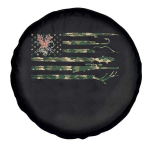 Hunting And Fishing Life Spare Tire Cover American Flag TS12 Print Your Wear
