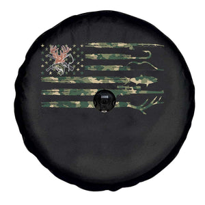 Hunting And Fishing Life Spare Tire Cover American Flag TS12 Print Your Wear