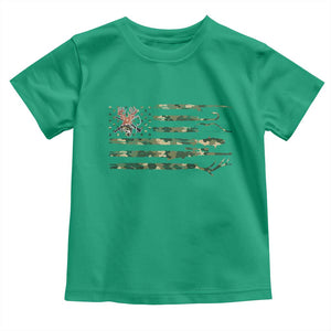 Hunting And Fishing Life Toddler T Shirt American Flag TS12 Irish Green Print Your Wear
