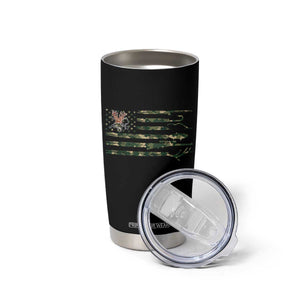 Hunting And Fishing Life Tumbler Cup American Flag TS12 Print Your Wear