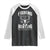 Hunter Fishermen Gifts Raglan Shirt Fishing Solves Half Hunting Solves The Rest TS12 Black White Print Your Wear