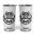 Hunter Fishermen Gifts Tumbler Cup Fishing And Hunting Solve My Problems TS12 White Print Your Wear