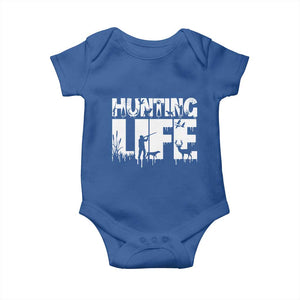 Hunting Life Baby Onesie Funny Hunter Gift TS12 Royal Blue Print Your Wear