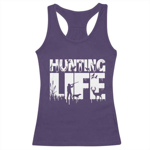 Hunting Life Racerback Tank Top Funny Hunter Gift TS12 Purple Print Your Wear