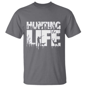 Hunting Life T Shirt Funny Hunter Gift TS12 Charcoal Print Your Wear