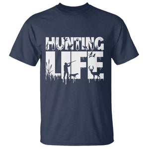 Hunting Life T Shirt Funny Hunter Gift TS12 Navy Print Your Wear