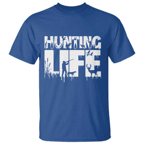 Hunting Life T Shirt Funny Hunter Gift TS12 Royal Blue Print Your Wear