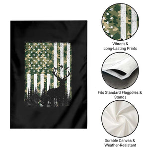 Deer Hunting Garden Flag American Flag Camo Gift TS12 Print Your Wear