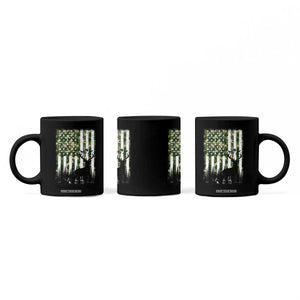 Deer Hunting Coffee Mug American Flag Camo Gift TS12 Print Your Wear