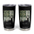 Deer Hunting Tumbler Cup American Flag Camo Gift TS12 Black Print Your Wear