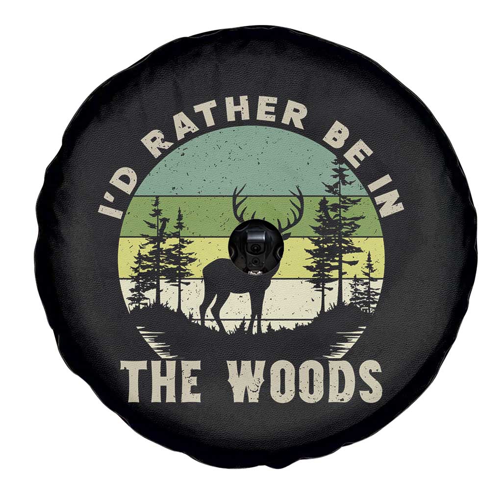 Hunting Season Spare Tire Cover I Would Rather Be In The Woods TS12 Print Your Wear