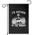 I Would Rather Be In The Woods Garden Flag Deer Hunter Gift TS12 Black Print Your Wear