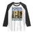 School Is Important But Hunting Is Importanter Raglan Shirt Retro Deer Hunting Gift TS12 White Black Print Your Wear