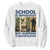School Is Important But Hunting Is Importanter Sweatshirt Retro Deer Hunting Gift TS12 White Print Your Wear