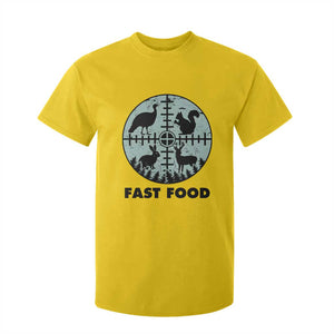 Funny Hunter Joke T Shirt For Kid Hunting Fast Food Animals TS12 Daisy Print Your Wear