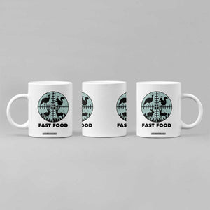 Funny Hunter Joke Coffee Mug Hunting Fast Food Animals TS12 Print Your Wear