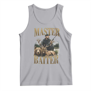 Hunting Lovers Dad Gift Tank Top Master Baiter TS12 Athletic Heather Print Your Wear