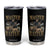 Hunting Lovers Dad Gift Tumbler Cup Master Baiter TS12 Black Print Your Wear