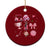 Womens Golf Lover Ceramic Ornament Cute Pink Bow Golf Sports Gift TS12 1pc Red Print Your Wear
