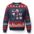 Womens Golf Lover Ugly Christmas Sweater Cute Pink Bow Golf Sports Gift - Print Your Wear