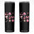 Womens Golf Lover Skinny Tumbler Cute Pink Bow Golf Sports Gift TS12 Black Print Your Wear