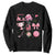 Womens Golf Lover Sweatshirt Cute Pink Bow Golf Sports Gift TS12 Black Print Your Wear