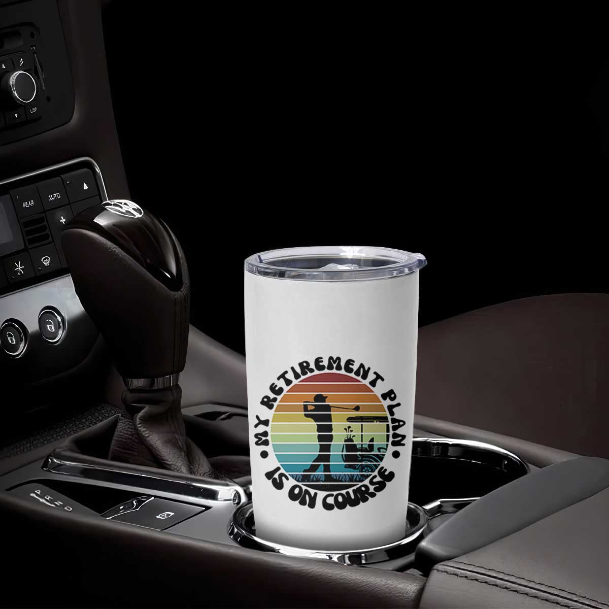 My Retirement Plan Is On Course Tumbler Cup Retired Golfer Gift TS12 Print Your Wear