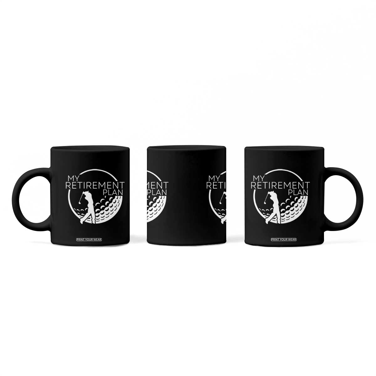 Funny Retirement Golf Coffee Mug Saying Golfing Gift TS12 Print Your Wear