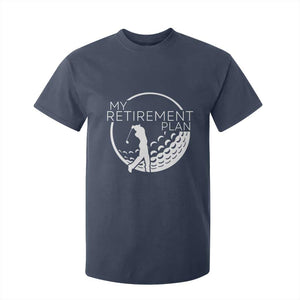 Funny Retirement Golf T Shirt For Kid Saying Golfing Gift TS12 Navy Print Your Wear
