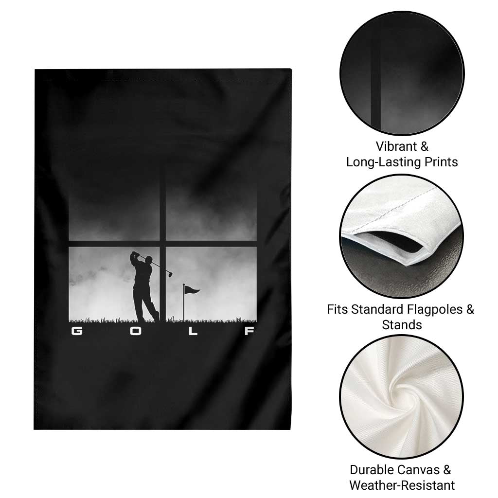 Gift For Sports Lover Garden Flag Retro Golf Silhouette Art TS12 Print Your Wear