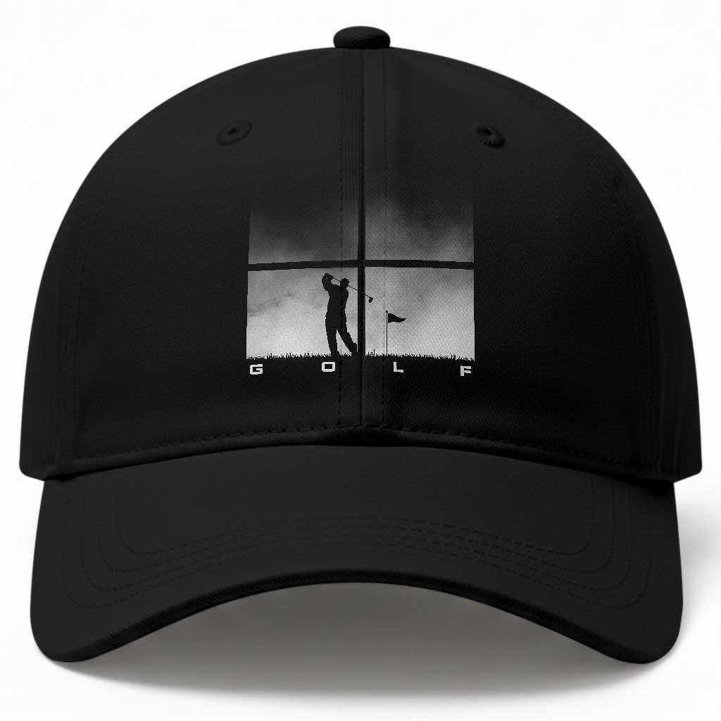 Gift For Sports Lover Baseball Cap Retro Golf Silhouette Art TS12 Print Your Wear