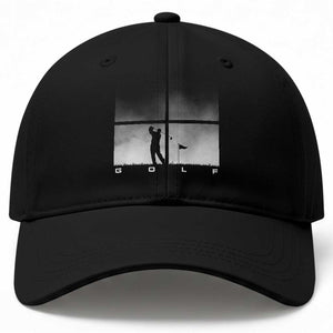Gift For Sports Lover Baseball Cap Retro Golf Silhouette Art TS12 Print Your Wear