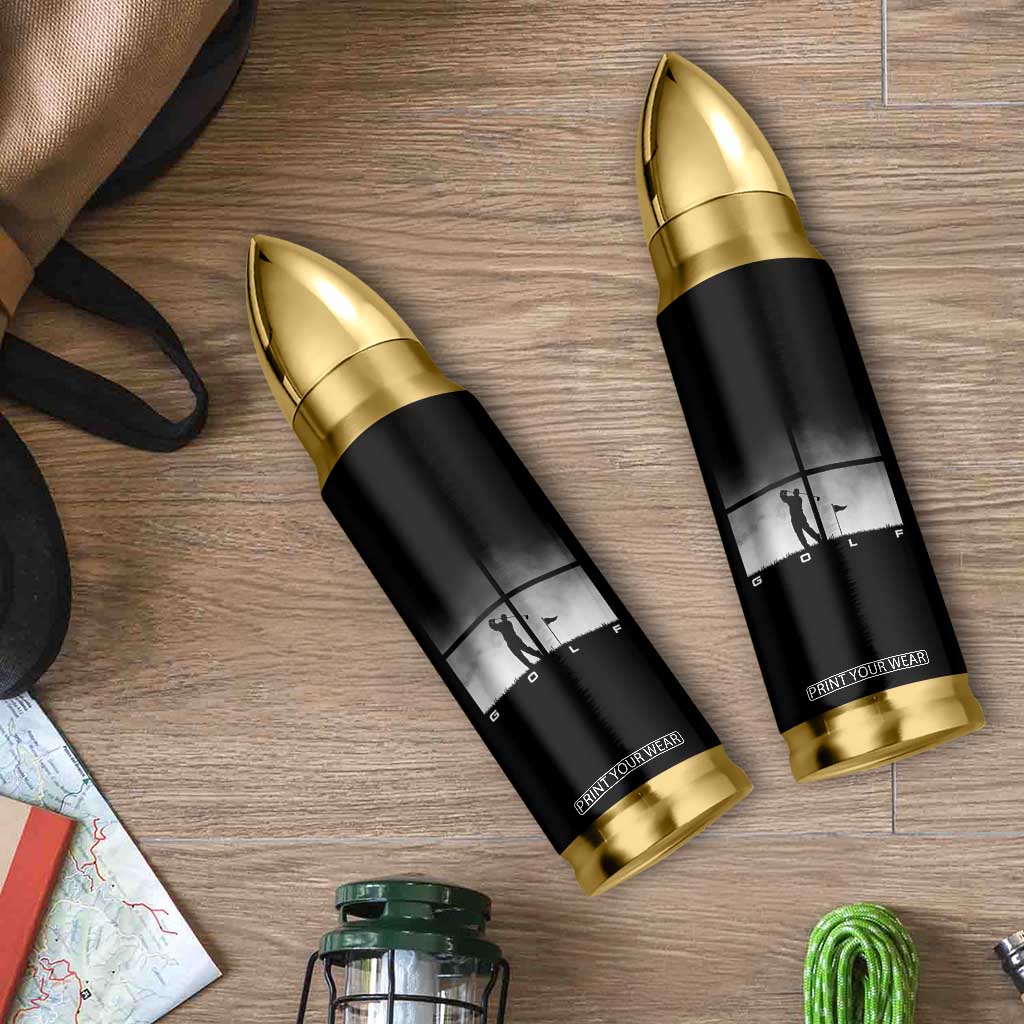 Gift For Sports Lover Bullet Tumbler Retro Golf Silhouette Art TS12 Print Your Wear