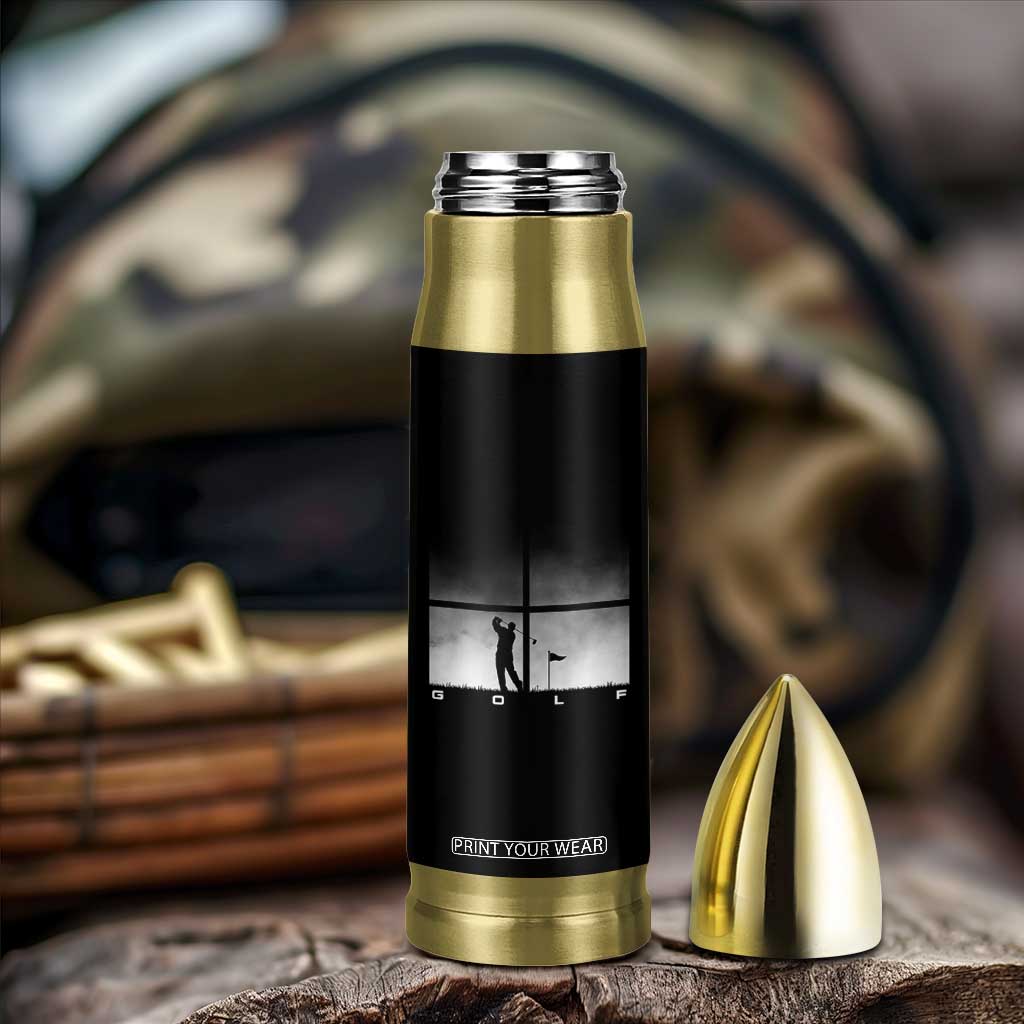 Gift For Sports Lover Bullet Tumbler Retro Golf Silhouette Art TS12 Print Your Wear