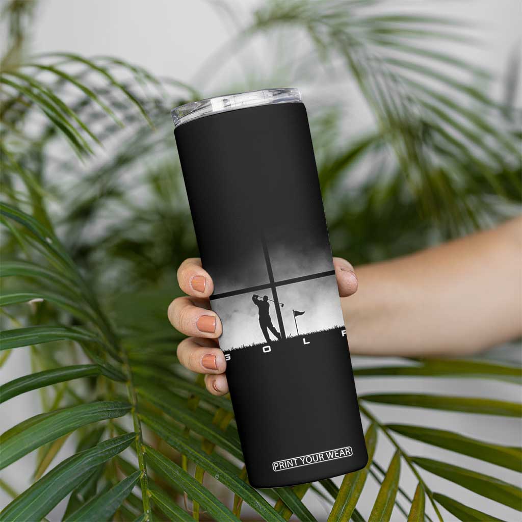 Gift For Sports Lover Skinny Tumbler Retro Golf Silhouette Art TS12 Print Your Wear