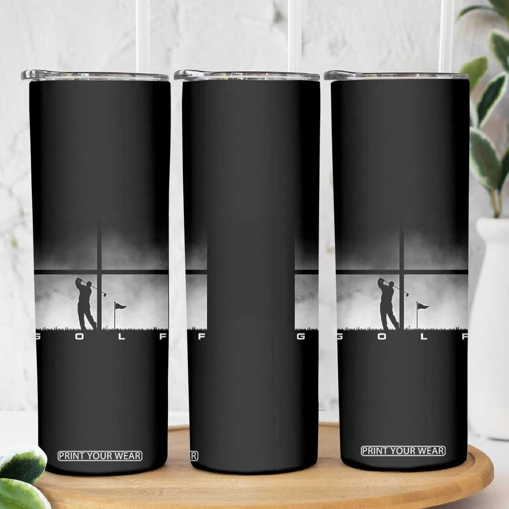 Gift For Sports Lover Skinny Tumbler Retro Golf Silhouette Art TS12 Print Your Wear
