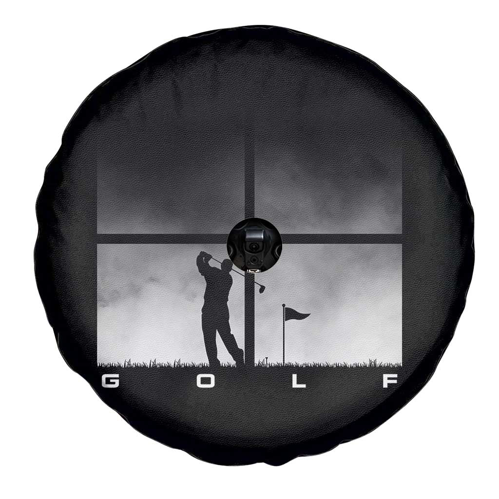 Gift For Sports Lover Spare Tire Cover Retro Golf Silhouette Art TS12 Print Your Wear