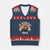 My Retirement Vehicle Golf Cart V-Neck Knit Sweater Vest Funny Retired Golfer Gift TS12 Navy Red Print Your Wear