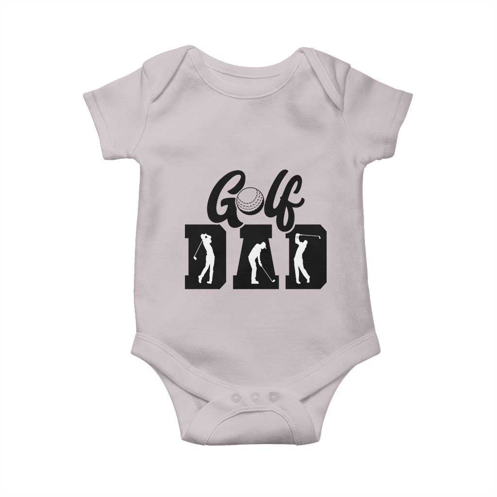 Golf Dad Baby Onesie Gift For Sport Lover TS12 Ice Gray Print Your Wear