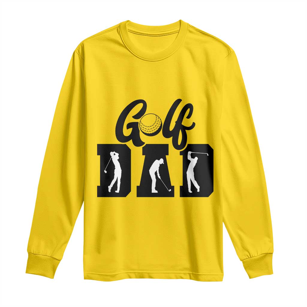 Golf Dad Long Sleeve Shirt Gift For Sport Lover TS12 Daisy Print Your Wear