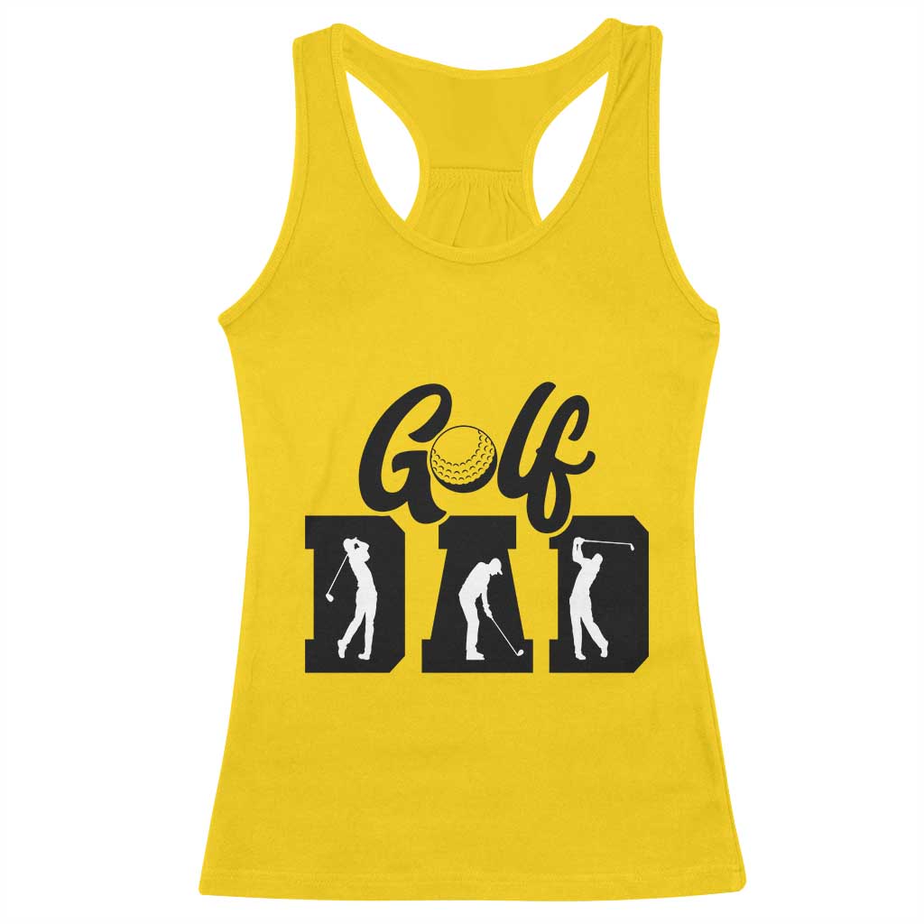Golf Dad Racerback Tank Top Gift For Sport Lover TS12 Daisy Print Your Wear