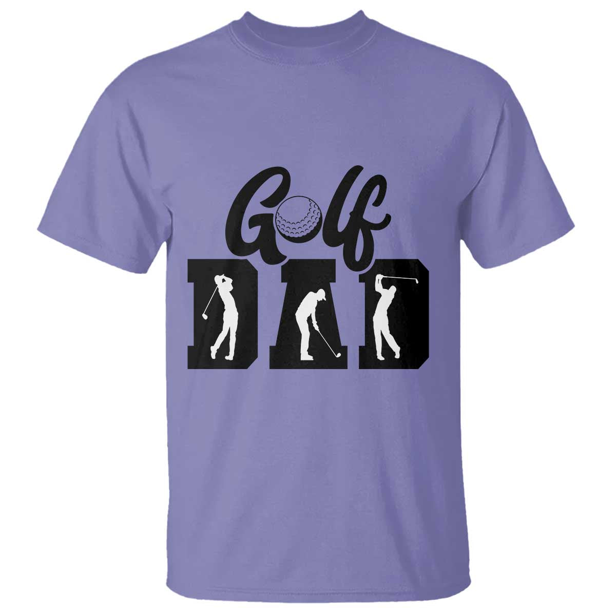 Golf Dad T Shirt Gift For Sport Lover TS12 Violet Print Your Wear