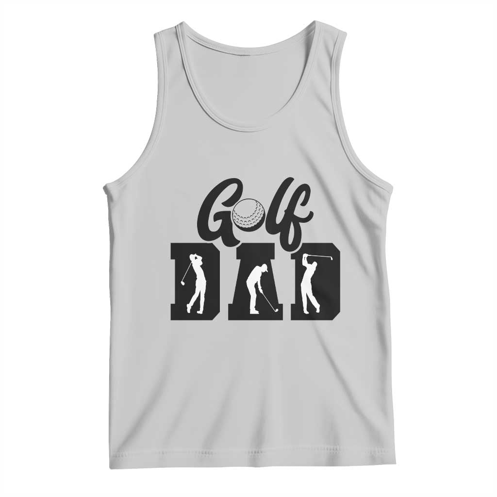 Golf Dad Tank Top Gift For Sport Lover TS12 Ash Print Your Wear