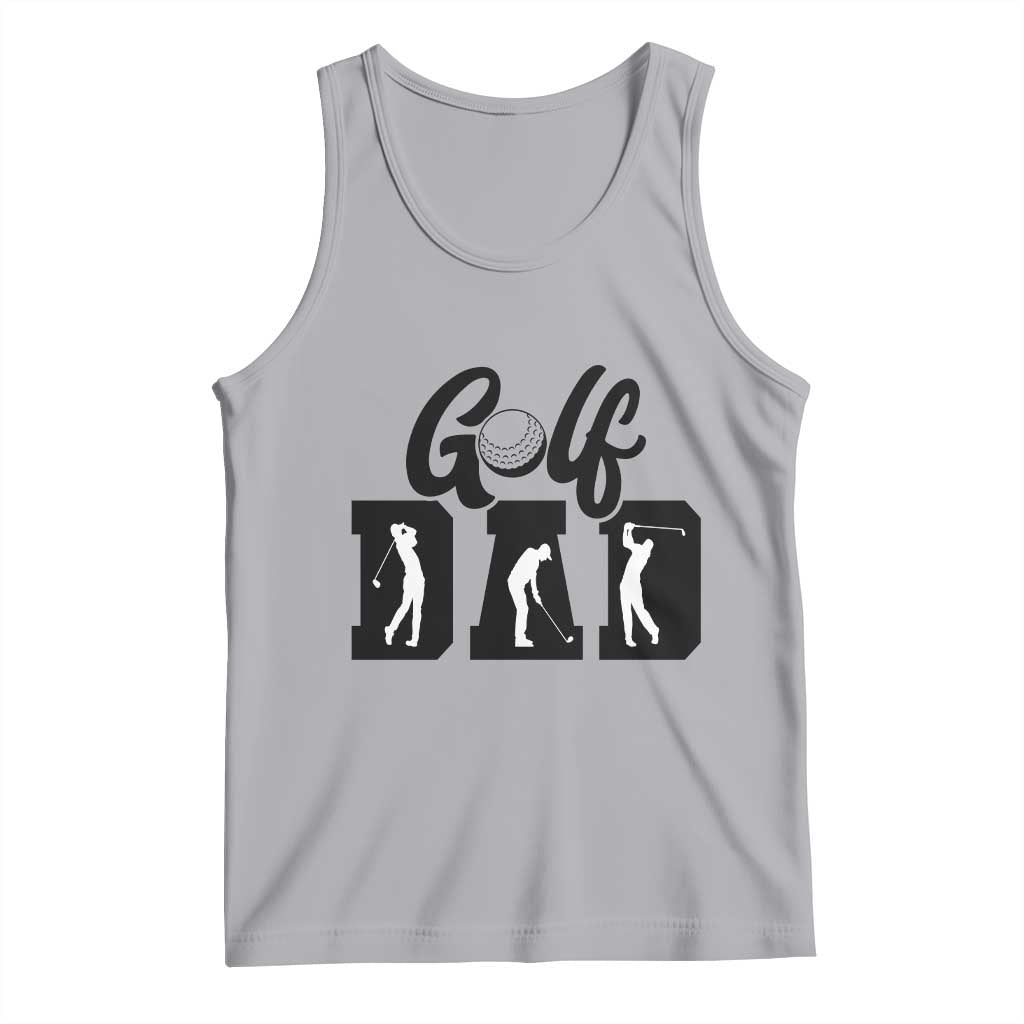 Golf Dad Tank Top Gift For Sport Lover TS12 Athletic Heather Print Your Wear