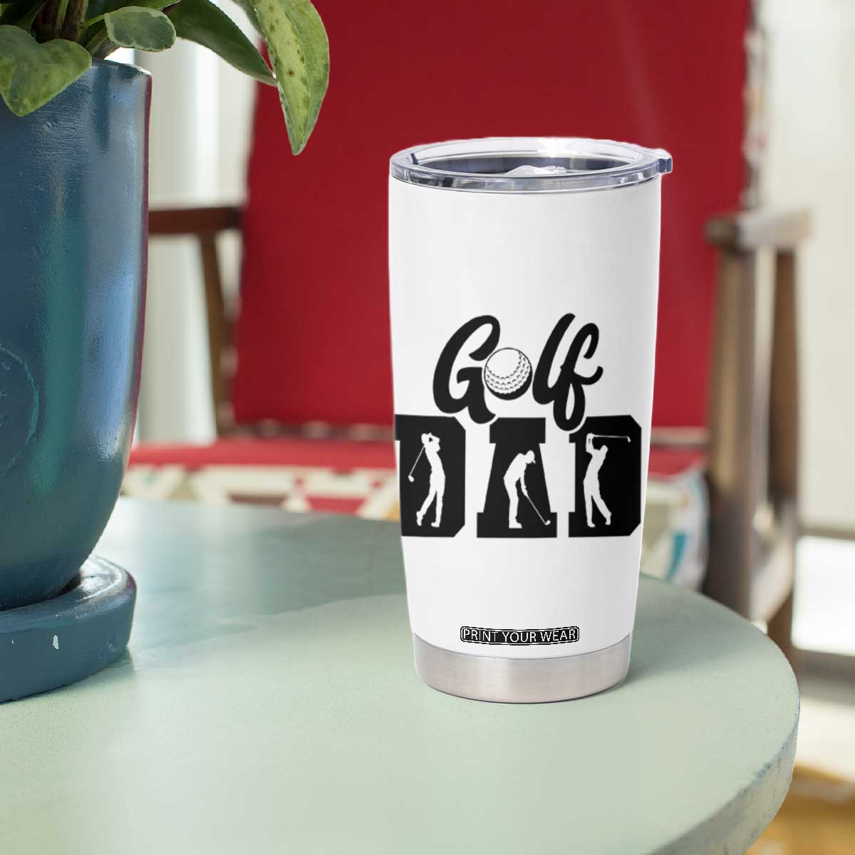 Golf Dad Tumbler Cup Gift For Sport Lover TS12 Print Your Wear