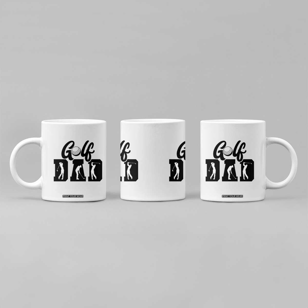 Golf Dad Coffee Mug Gift For Sport Lover TS12 Print Your Wear