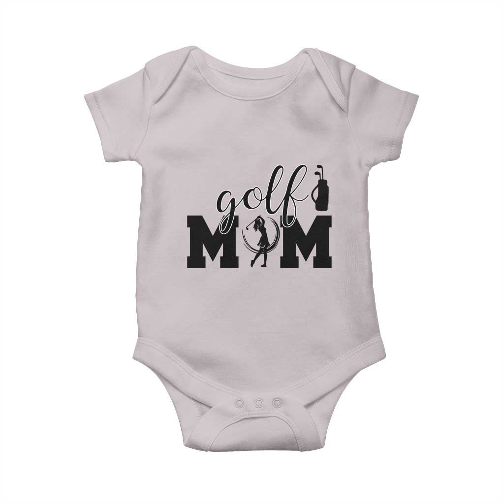 Proud Golf Mom Lifestyle Baby Onesie Sports Gift Idea TS12 Ice Gray Print Your Wear