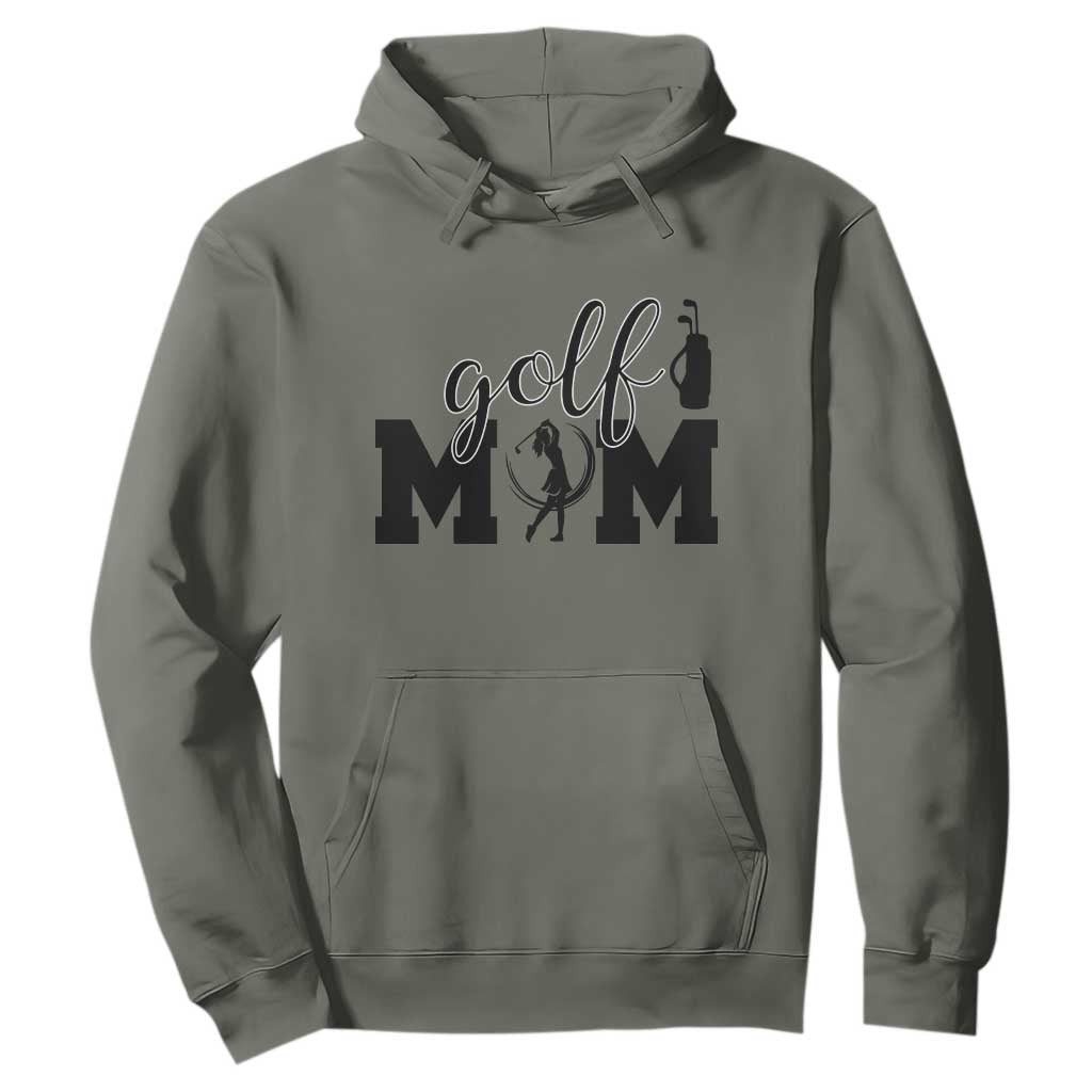 Proud Golf Mom Lifestyle Hoodie Sports Gift Idea TS12 Military Green Print Your Wear
